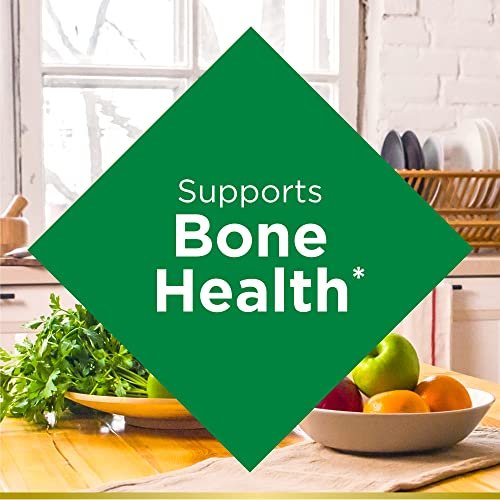 Nature's Bounty Calcium 1200 mg mit Vitamin D3 – Knochengesundheit Weichkapseln, Kalzium- und Vitamin-D-Ergänzung, 240 Stück (2er-Pack)