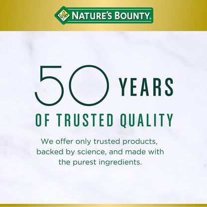 Nature's Bounty Calcium 1200 mg mit Vitamin D3 – Knochengesundheit Weichkapseln, Kalzium- und Vitamin-D-Ergänzung, 240 Stück (2er-Pack)