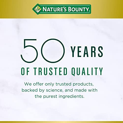 Nature's Bounty Calcium 1200 mg mit Vitamin D3 – Knochengesundheit Weichkapseln, Kalzium- und Vitamin-D-Ergänzung, 240 Stück (2er-Pack)