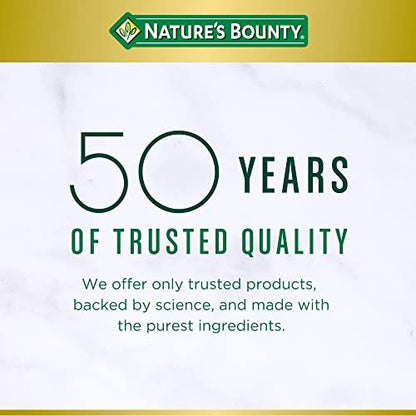 Nature's Bounty Calcium 1200 mg mit Vitamin D3 – Knochengesundheit Weichkapseln, Kalzium- und Vitamin-D-Ergänzung, 240 Stück (2er-Pack)