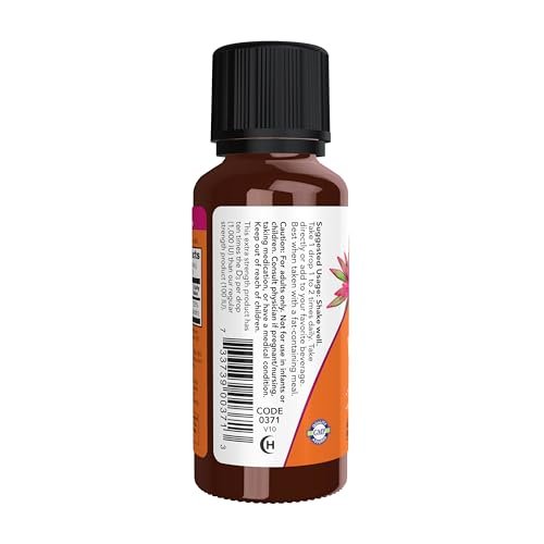 NOW Foods Nahrungsergänzungsmittel, Flüssiges Vitamin D-3, Extra Stärke, zur Unterstützung der Knochenstruktur*, 30 ml