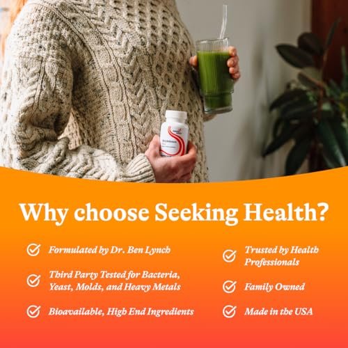 Seeking Health Molybdän – Nahrungsergänzung mit Molybdänglycinat-Chelat – Unterstützt Sulfitstoffwechsel & Zellgesundheit – Vegetarische & vegane Kapseln