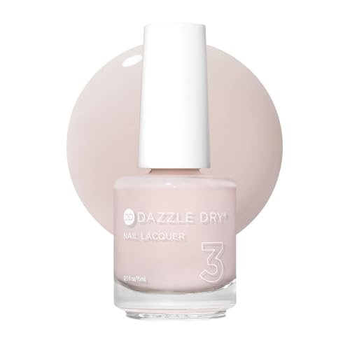Dazzle Dry Nagellack (Schritt 3) - Touch of Love - Halbtransparentes, zartes Kreiderosa (0,5 fl oz)