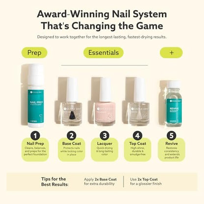Dazzle Dry Nagellack (Schritt 3) - Raspberry Crème - Sanftes Himbeer-Milchshake, cremig deckend (0,5 fl oz)