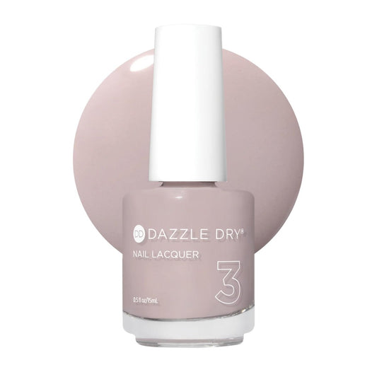 Dazzle Dry Nagellack (Schritt 3) - Broadway Beige - Kühles, mittleres Greige mit violetten Untertönen, cremig deckend (15 ml)