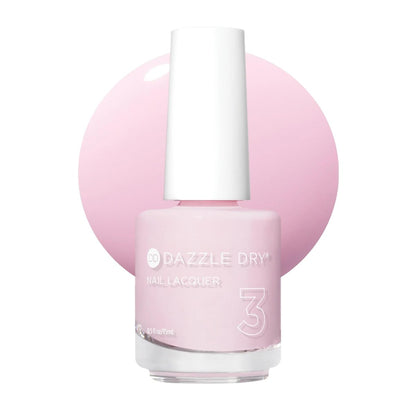 Dazzle Dry Nagellack (Schritt 3) – Girlishly Giddy – Klassisches Hellrosa mit kühlen Untertönen – Voll deckender Creme-Lack (0,5 fl oz)