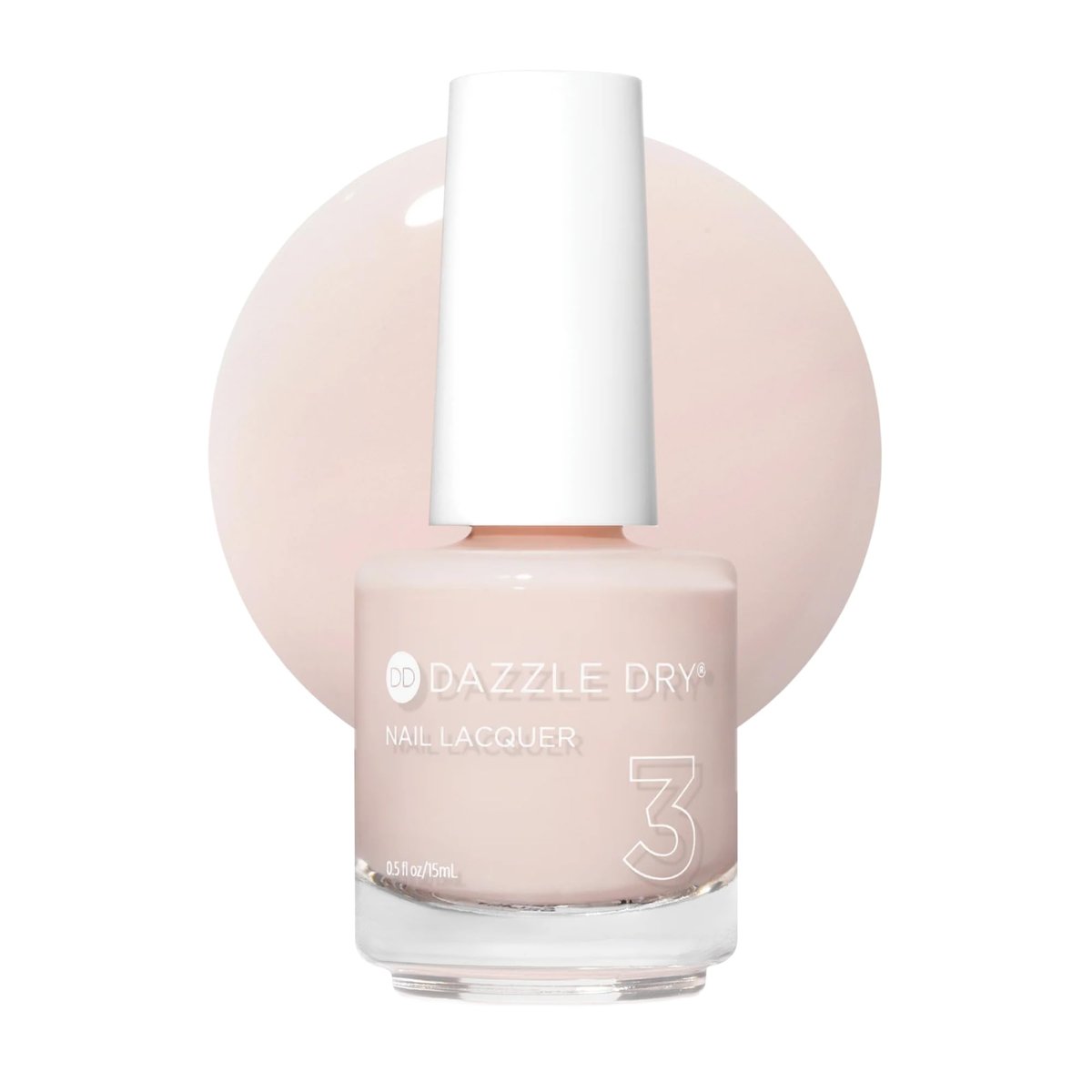 Dazzle Dry Nagellack (Schritt 3) - Rose Quartz - Zartes Pfirsichblüten-Rosa mit hauchzartem Schimmer (0,5 fl oz)