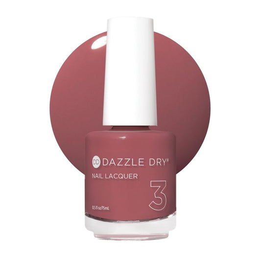 Dazzle Dry Nagellack (Schritt 3) – Heart's Caress – Mittelstaubiges Rosa, Volldeckend, 0,5 fl oz