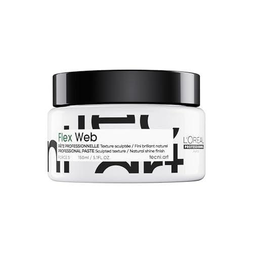 L'Oréal Professionnel Paris Flex Web Texture Paste – Starke Halte-Pomade und Styling-Gel für alle Haartypen