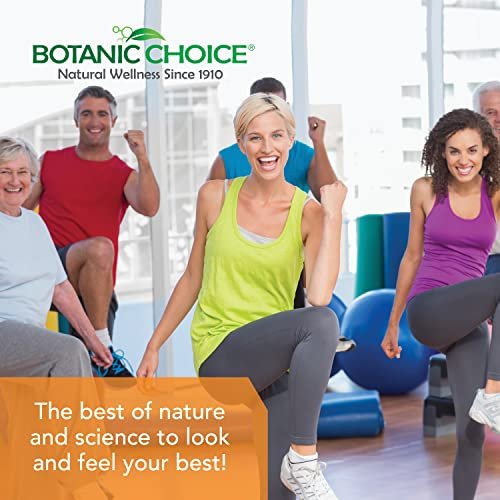 Botanic Choice Premium Kurkuma Antioxidant Unterstützung - Gelenkgesundheit für Erwachsene - 180 vegane Kapseln (500 mg pro Kapsel)