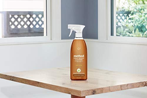 Method Daily Wood Cleaner Almond – 28 oz Sprühflasche, pflegt und reinigt Holzmöbel schonend