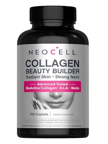 NeoCell Collagen Beauty Builder | 150 Kapseln | Bioaktive Peptide aus Weidehaltung | mit Biotin und Hyaluronsäure | Für strahlende Haut & starke Nägel
