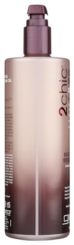 GIOVANNI 2chic Ultra-Sleek Shampoo - Brasilianisches Phyto-Keratin & Marokkanisches Arganöl, Anti-Frizz Formel, Kokosnuss, Sheabutter, Pro-Vitamin B5, Farbschutz, Parabenfrei - 710 ml