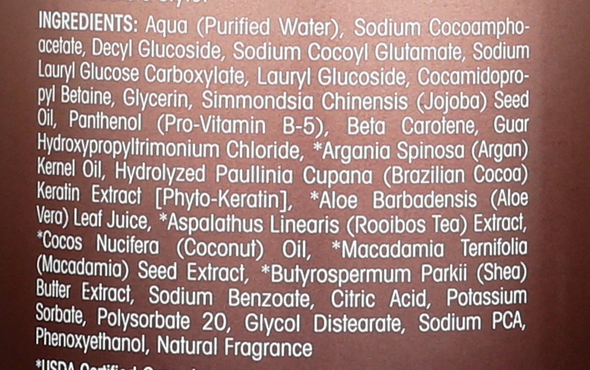 GIOVANNI 2chic Ultra-Sleek Shampoo - Brasilianisches Phyto-Keratin & Marokkanisches Arganöl, Anti-Frizz Formel, Kokosnuss, Sheabutter, Pro-Vitamin B5, Farbschutz, Parabenfrei - 710 ml