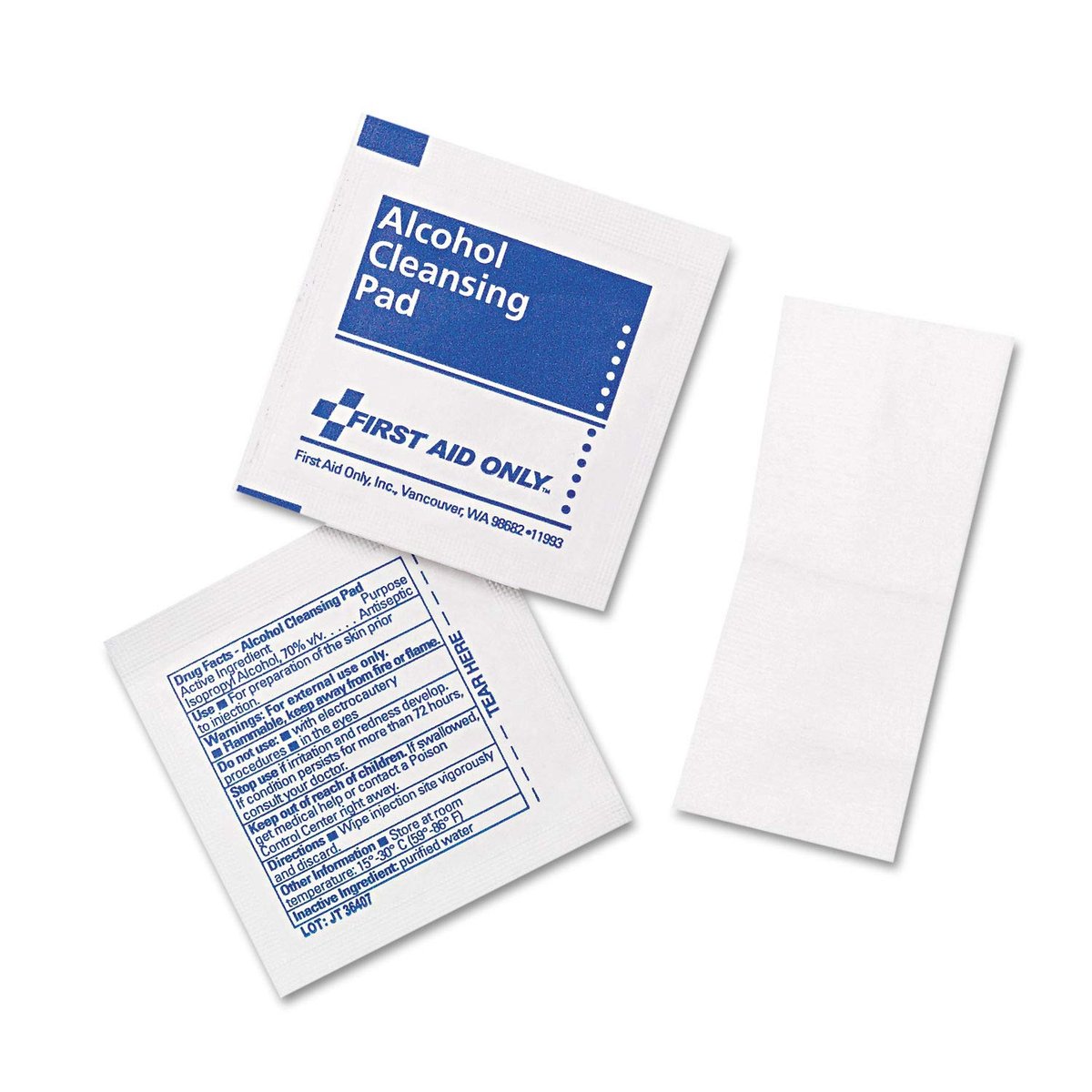 First Aid Only FAE-4001 Alkohol-Reinigungstücher, 20er-Pack