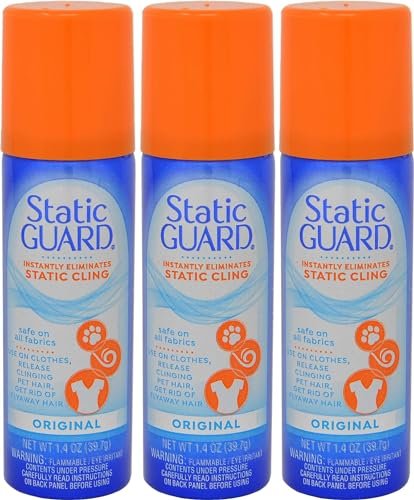 Static Guard Antistatik Spray, Original Duft, Reisegröße, 1,4 Unzen Dose