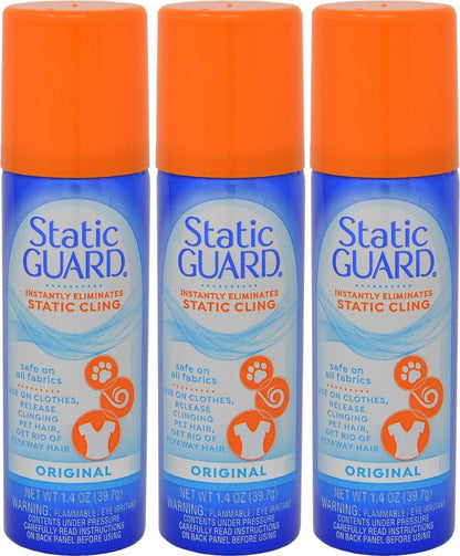 Static Guard Antistatik Spray, Original Duft, Reisegröße, 1,4 Unzen Dose