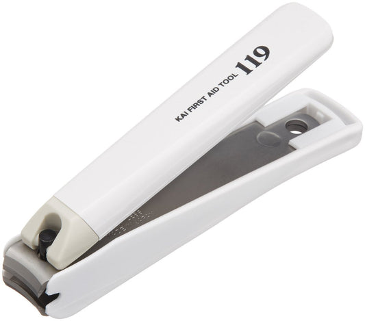 KAI 119 Nagelknipser 001 M (Gebogene Klinge) – Edelstahl, Größe S