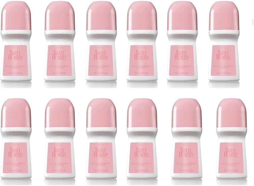Avon Sweet Honesty Roll-on Antitranspirant Deodorant (12er-Pack)