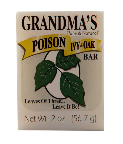 Grandma's Poison Ivy Seifenbar - 2,0 oz Juckreiz lindernde Waschung mit Jewelweed & Kolloidalem Hafermehl - 67012