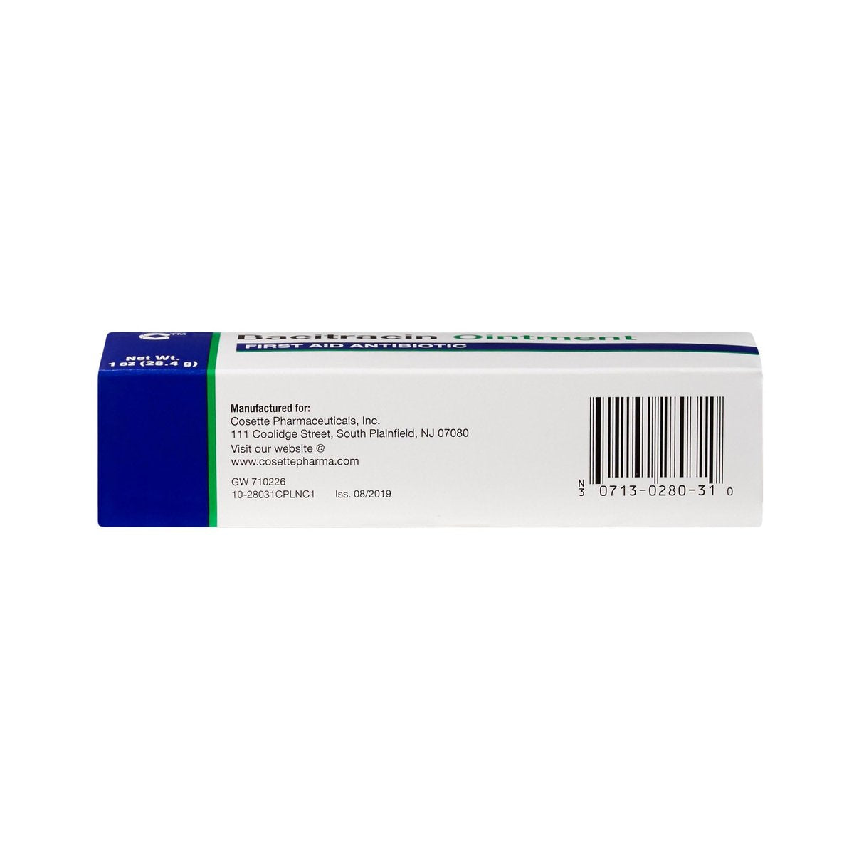 G & W Bacitracin Salbe – 28 g (1 Unze) – Zur äußerlichen Anwendung bei leichten Hautinfektionen