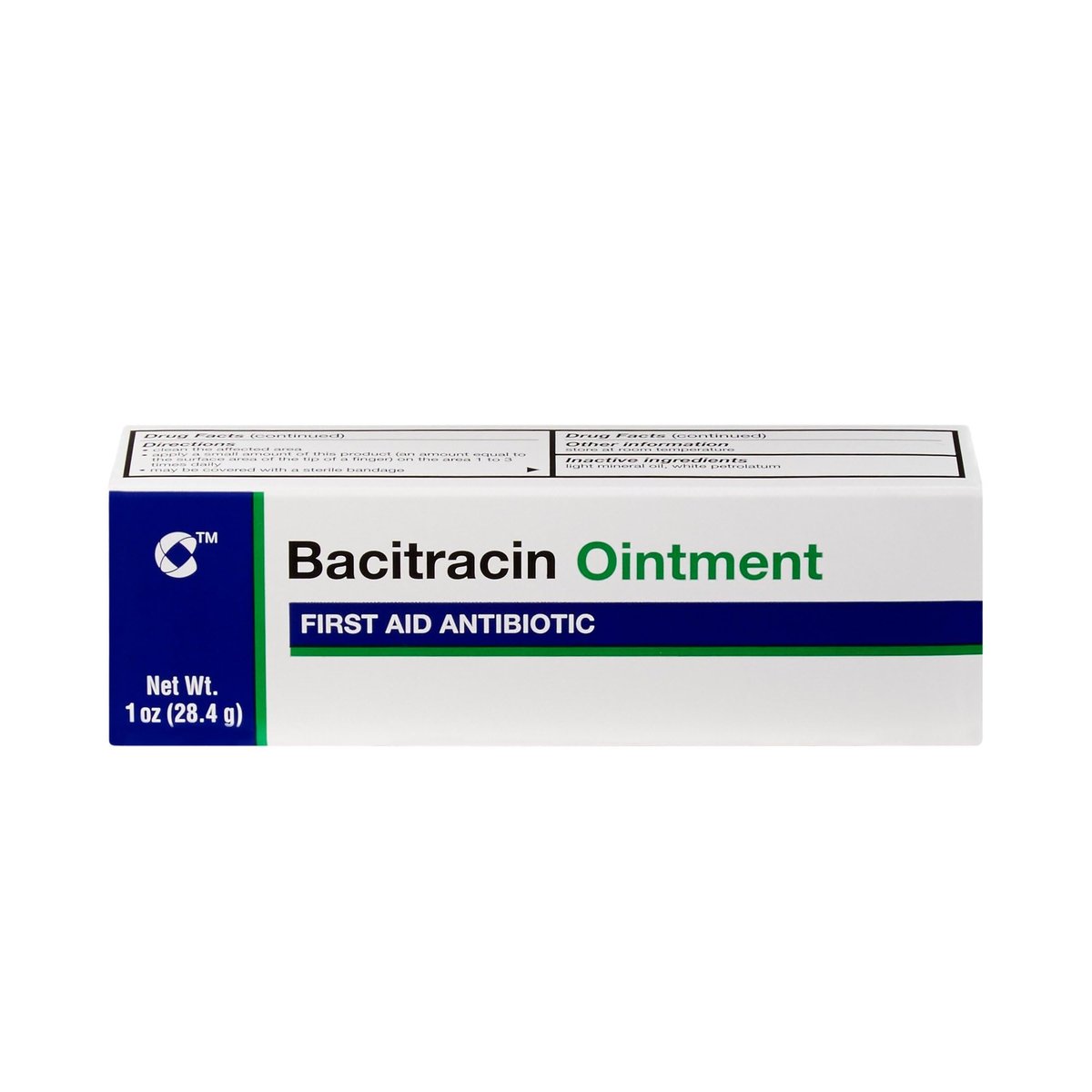 G & W Bacitracin Salbe – 28 g (1 Unze) – Zur äußerlichen Anwendung bei leichten Hautinfektionen