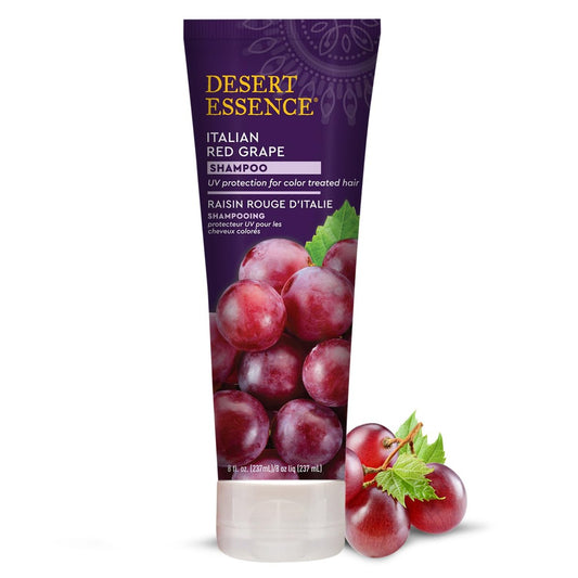 Desert Essence Italienischer Rotwein-Shampoo - Feuchtigkeitsspendend & UV-Schutz - 237 ml