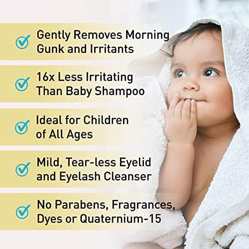 OCuSOFT Baby Augenlid- und Wimpernreiniger, vorgereinigte Tücher, Weiß/Blau, 20 Stück