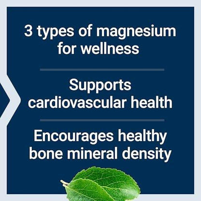 Life Extension Magnesium Kapseln, 500 mg, Magnesiumoxid, -citrat und -succinat, Herzgesundheit, Gesunde Knochen, Stoffwechselunterstützung, 100 vegetarische Kapseln