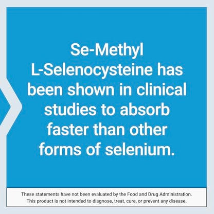 Life Extension Se-Methyl-L-Selenocystein – Fortschrittliches Selen für Antioxidantien-Schutz, Zellgesundheit und gesundes Altern – Vegetarisch, Glutenfrei, Non-GMO, 90 Kapseln