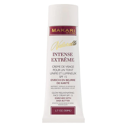 Makari Naturalle Intense Extreme Brightening Face Cream (1,7 oz) | Anti-Aging und aufhellende Behandlung für Aknenarben, Dehnungsstreifen und Falten | Feuchtigkeitscreme für trockene Haut mit Sheabutter und SPF 16
