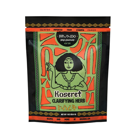 Brundo Market Koseret – Äthiopisches Butterklärkraut | Bio | Nicht-GVO | Hergestellt in Äthiopien, 57 g (1er-Pack)