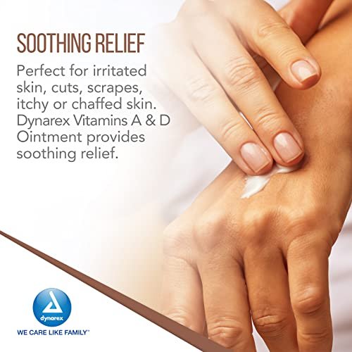 Dynarex Vitamine A & D Salbe 1 oz Tube – Hautschutz für empfindliche Haut
