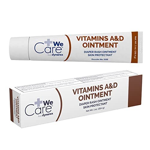 Dynarex Vitamine A & D Salbe 1 oz Tube – Hautschutz für empfindliche Haut