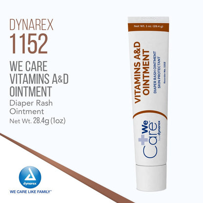 Dynarex Vitamine A & D Salbe 1 oz Tube – Hautschutz für empfindliche Haut