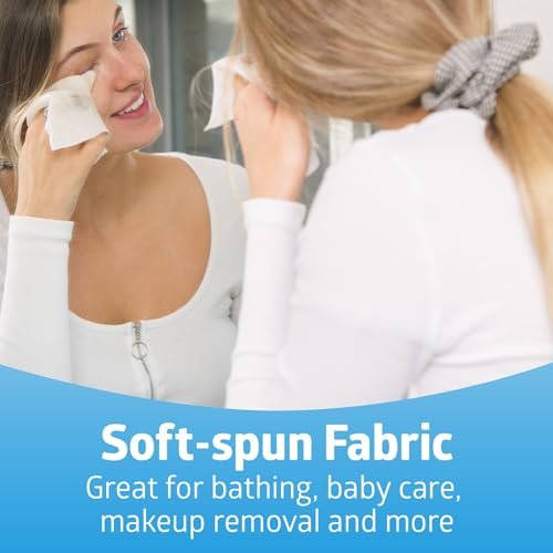 Medline Ultrasoft Saugfähige Trockene Reinigungstücher, Hypoallergen und Duftfrei, 25,4 x 33 cm, 50 Stück