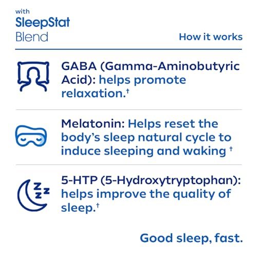 Dream Water Schlafhilfe-Getränk; Melatonin 5mg, GABA, 5-HTP; Zuckerfrei, Natürliche Aromen, Ohne Farbstoffe, 2,5 Flüssigunzen Schlaf-Shots, Snoozeberry, 4er-Pack