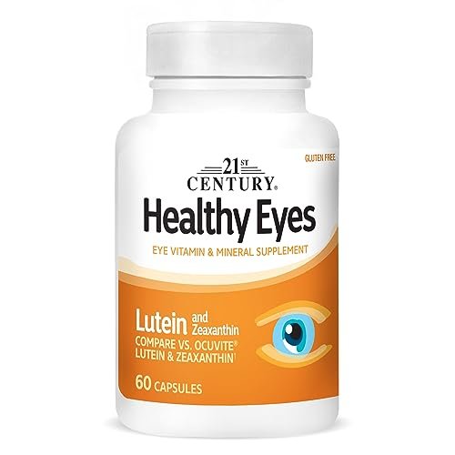 21st Century Gesunde Augen Lutein und Zeaxanthin Kapseln, 60 Stück