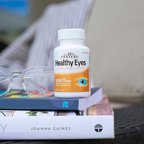 21st Century Gesunde Augen Lutein und Zeaxanthin Kapseln, 60 Stück