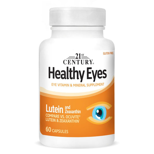 21st Century Gesunde Augen Lutein und Zeaxanthin Kapseln, 60 Stück