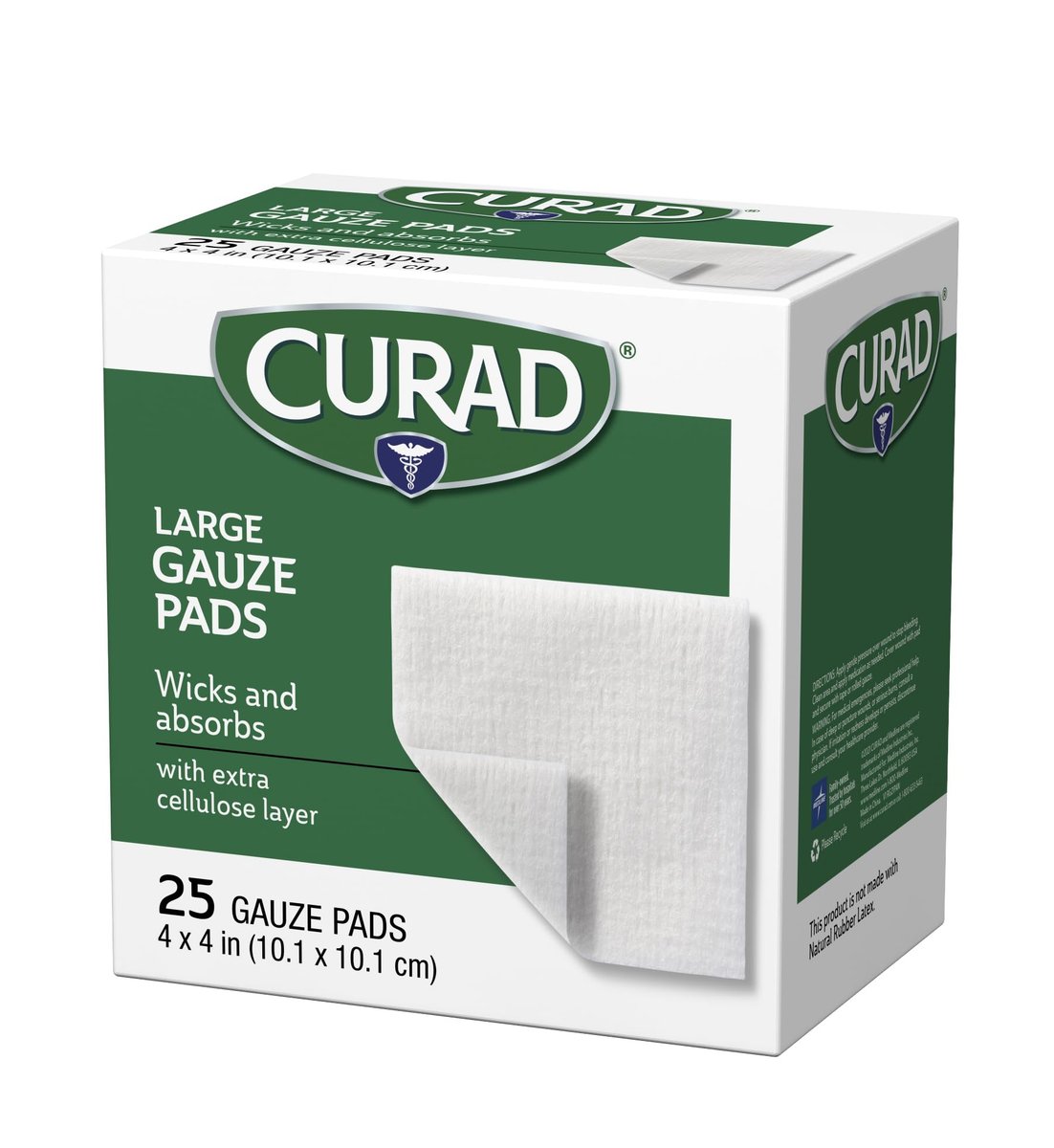 Curad Pro-Gauze Sterile Kompressen 10x10 cm, 25 Stück (Verpackung kann variieren)