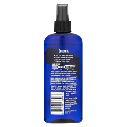 Consort Haarspray für Männer, Extra starker Halt, Duftneutral, Nicht-Aerosol - 8 oz (4er Pack)