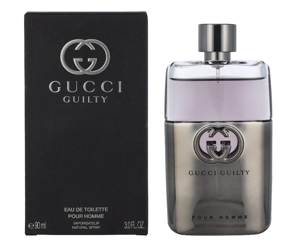 Gucci Guilty Eau de Toilette für Herren – 90 ml (3,0 oz) – Intensiver, holziger Duft mit Leder- und Zedernholznoten