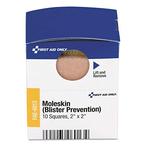 First Aid Only FAE-6013 Pac-Kit Moleskin Blasenprävention, 10 Stück