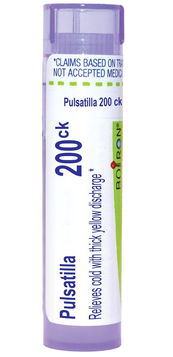 Boiron Pulsatilla 200CK Homöopathisches Mittel gegen Erkältungen - 80 Kügelchen