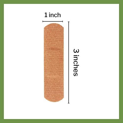McKesson Pflaster, steril, Stoffstreifen, 1 x 3 Zoll, 100 Stück, 1 Packung