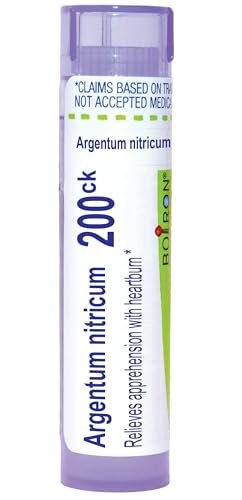Boiron Argentum Nitricum 200CK Homöopathisches Mittel gegen Angst und Lampenfieber - 80 Kügelchen