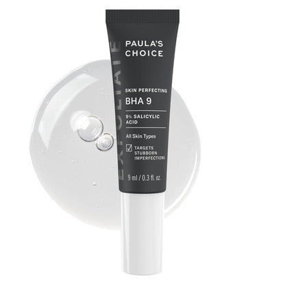 Paula's Choice SKIN PERFECTING BHA 9 Spot Treatment – 9% Salicylsäure Exfoliant für große Poren, Fältchen & feine Linien, ideal für zu Mitessern neigende Haut, parfümfrei, 0,3 Fl Oz