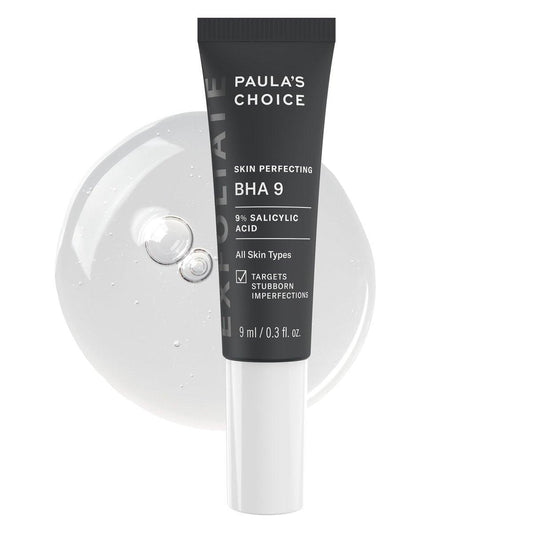 Paula's Choice SKIN PERFECTING BHA 9 Spot Treatment – 9% Salicylsäure Exfoliant für große Poren, Fältchen & feine Linien, ideal für zu Mitessern neigende Haut, parfümfrei, 0,3 Fl Oz