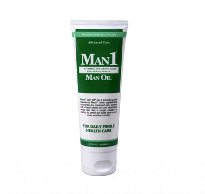 Man1 Man Oil Penile Health Cream – Fortschrittliche Pflege für trockene, rote, rissige, verfärbte, gereizte oder schuppige Männerhaut